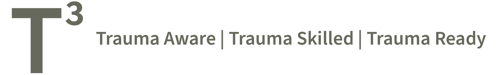 T3 Trauma Aware | Trauma Skilled | Trauma Ready